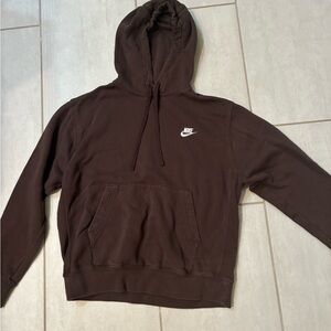 Nike Men's Dark Brown Hoodie